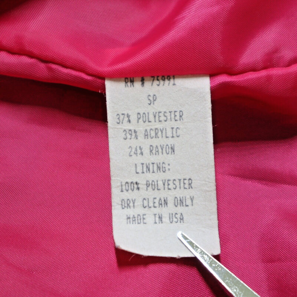 Vintage Painted Pony Size L Geometric Print Jacket Twill Multicolor - Picture 9 of 9